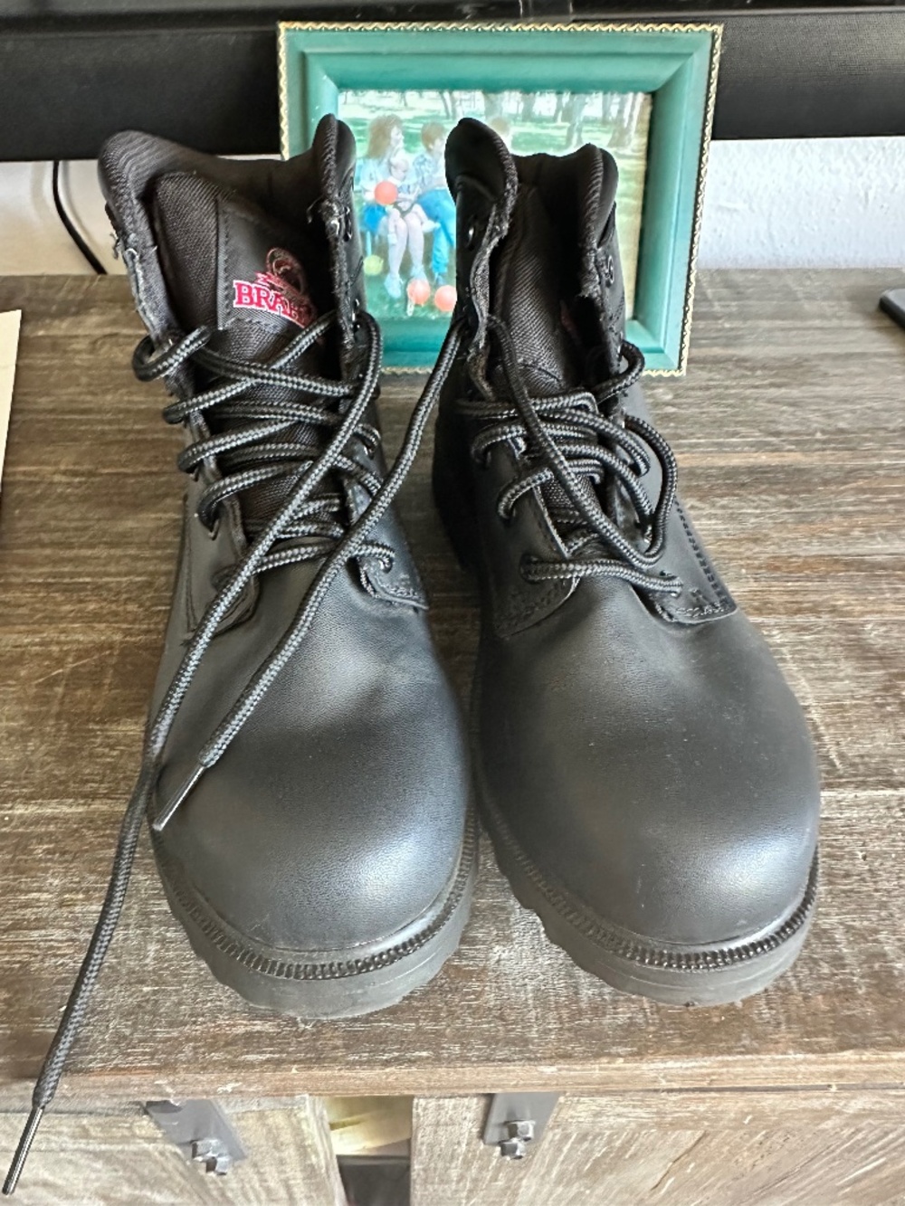 Brahma Boot Sz 7w Combat Style Black